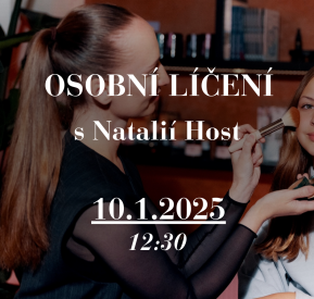 Osobní kurz líčení s Natálií Host 10. 1. 2025 od 12:30