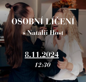 Osobní kurz líčení s Natálií Host 8.11.2024 od 12:30