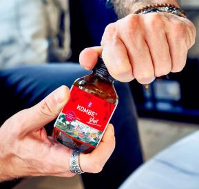 SHOT s extraktem ze ženšenu brusinka a chilli