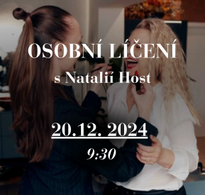 Osobní kurz líčení s Natálií Host. 20. 12. 2024 od 9:30