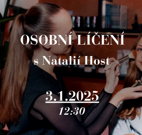 Osobní kurz líčení s Natálií Host. 3.1. 2025 od 12:30