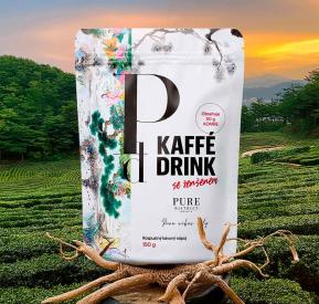 Kaffé drink se ženšenem