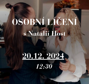 Osobní kurz líčení s Natálií Host 20. 12. 2024 od 12:30