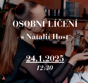 Osobní kurz líčení s Natálií Host. 24. 1. 2025 od 12:30