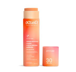 Tónující třpytivý hydratační krém SPF 30