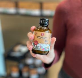 Shot se zázvorem a s extraktem ze ženšenu