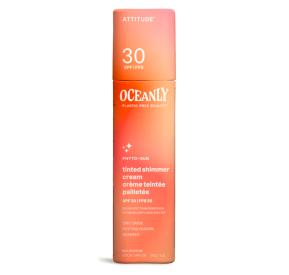 Tónující třpytivý hydratační krém SPF 30